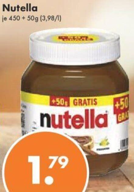 Nutella 450g50g Angebot Bei Trink Und Spare