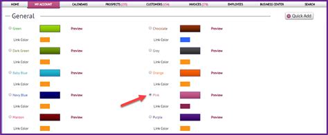 Changing The Skin Colorlink Color The Customer Factor Knowledge Base