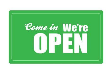 We Are Open Sign Printable