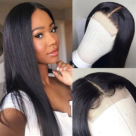 Brazilian Straight 6x6 Lace Front Human Hair Wigs Recool Hair