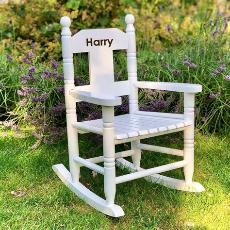 Personalised New Baby Rocking Chair By Harmony At Home Boutique