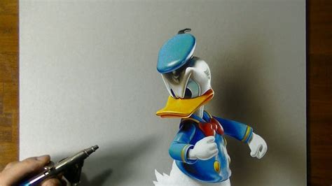 Drawing Donald Duck By Marcello Barenghi In Realistic Drawings