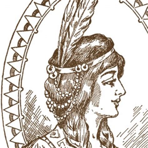 Native American Headdress Drawing Women Clip Art Library