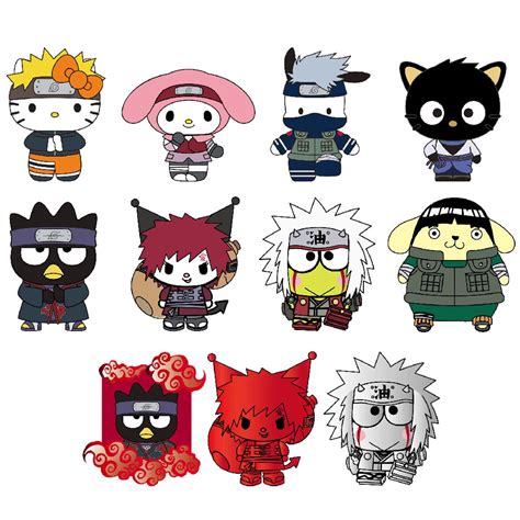 Hello Kitty X Naruto 3d Bagclip Ubicaciondepersonascdmxgobmx