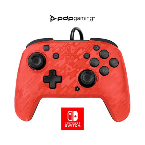 Pdp Gaming Faceoff Deluxe Wired Switch Pro Controller