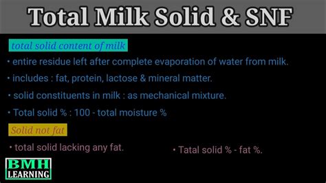 Determination Of Total Milk Solid And Solid Not Fat Determination Of