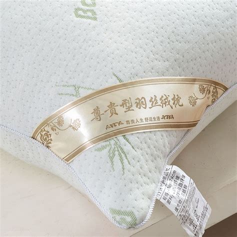 Bamboo Fiber Rectangle Shaped Pillow For Sleeping Wehearteco