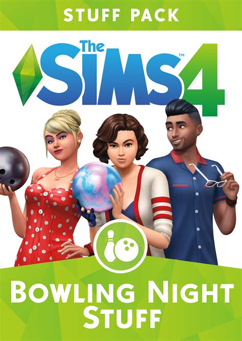 The Sims 4 Bowling Night Official Logo Box Art