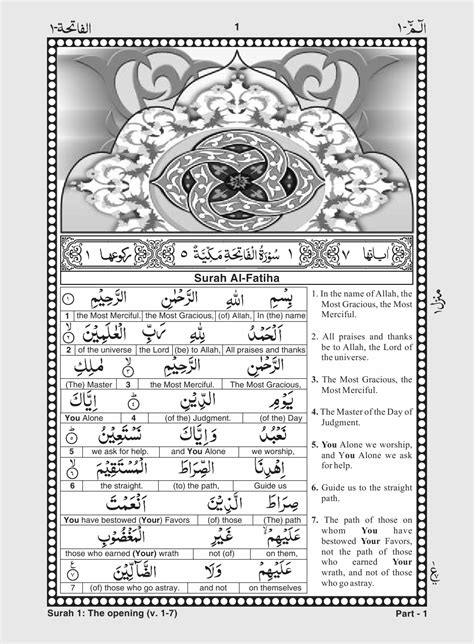 And clear translation in english. Quran Word for Word Translation | Quran, Surah fatiha ...