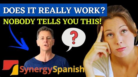 Synergy Spanish Course Really Works Synergy Spanish Review Synergy Spanish Review Youtube