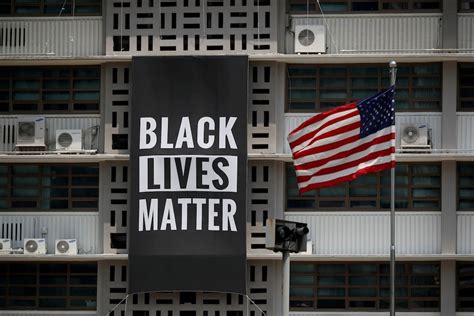 Us Embassy In Seoul Removes Black Lives Matter Banner Two Days After