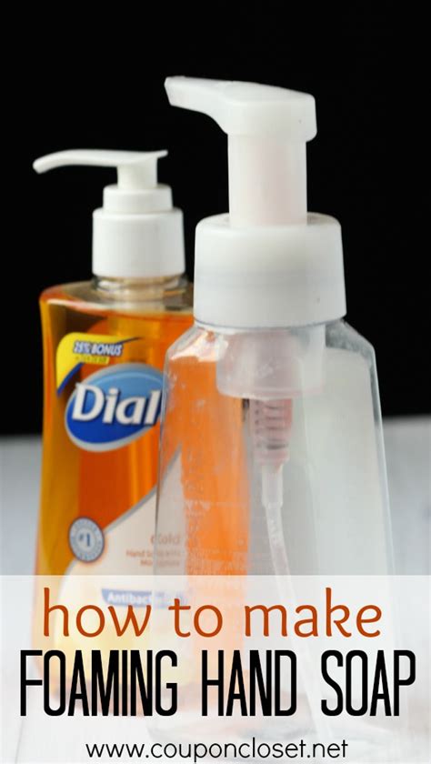 How To Make Foaming Hand Soap One Crazy Mom