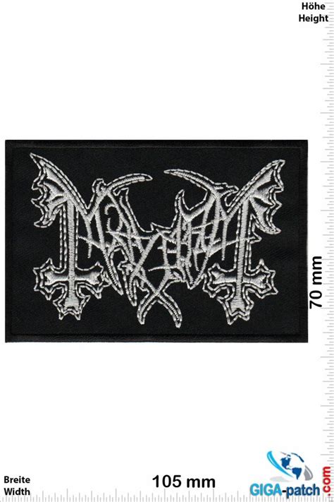 Mayhem Patches Back Patch Patch Sleutelhangers Stickers Giga