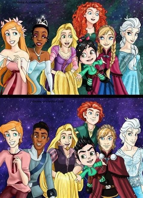 Disney Princess Gender Bender