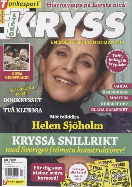 Lyckokryss Svenska Tidningar Från Pressbyrån