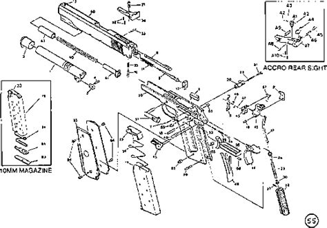 Parts Illustration And List Colt Mk Iv Series 80 Pistols