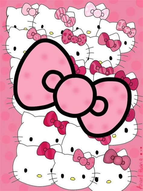 Hello Kitty Pink Bows Hello Kitty Wallpaper Hello Kitty Hello