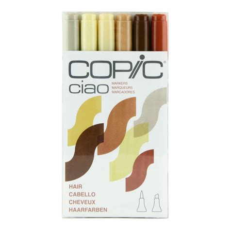 Buy Copic Ciao Marker 6 Color Set Hair