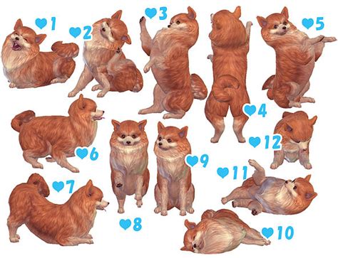 Large Small And Puppy Dog Poses Sims 4 Poses