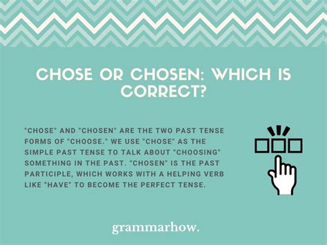 Chose Vs Chosen Which Is Correct Helpful Examples