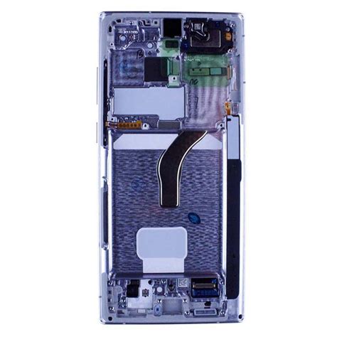 OLED Frame Assembly For Samsung Galaxy S22 Ultra Phantom White