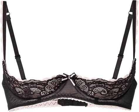Besired Emma 1 4 Cup Bra In Black Size Xxl Uk Health And Personal Care