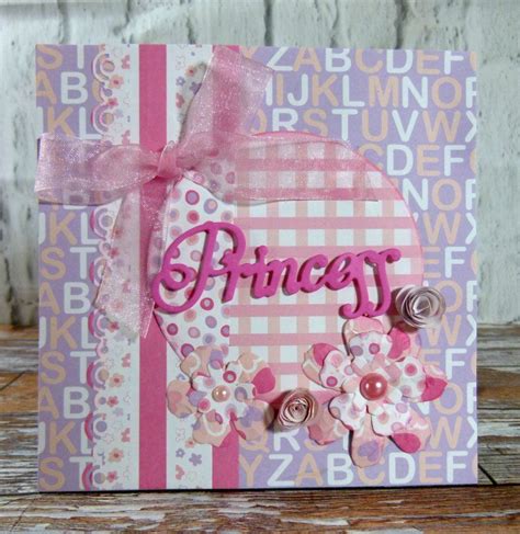 Simply Creative Flower Girl Princess Card Princess Card Flower