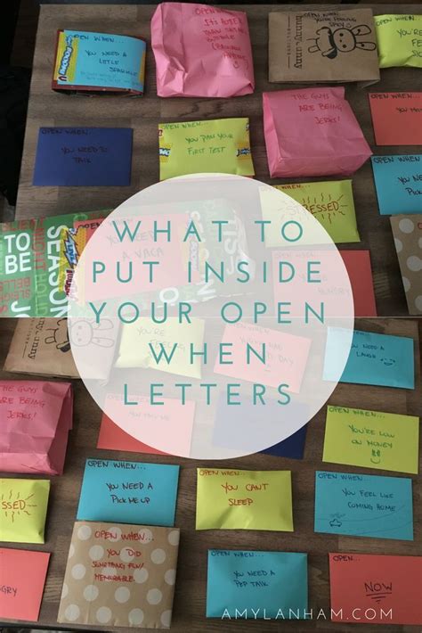 What To Put Inside Your Open When Letters Inside Open