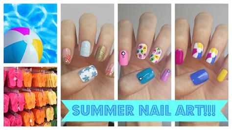 They are those calm and serene colors that suit almost everyone. Summer Nail Art!!! Three Easy Ideas | MissJenFABULOUS ...