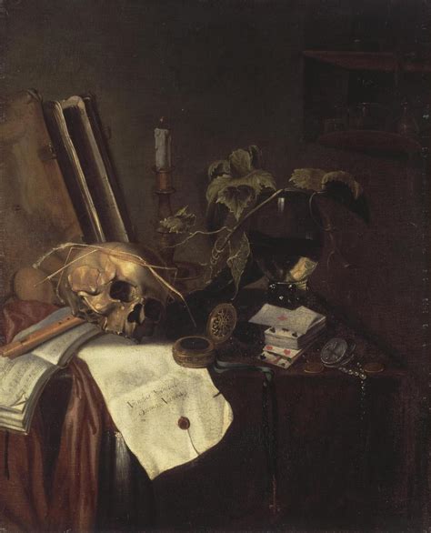 The Laughing Heresiiarch Vanitas Still Life Early 17th Century