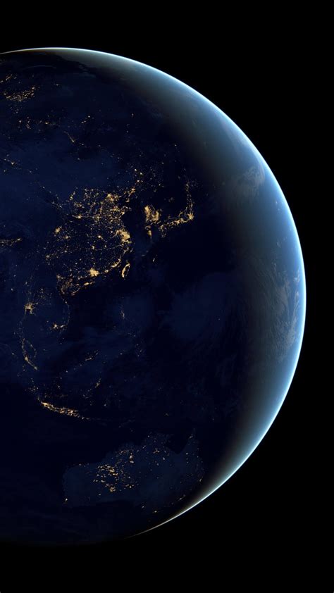 Earth From Space Mobile Wallpaper Wallpaper Earth