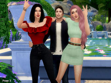 The Sims Resource Friendship Ii Pose Pack By Betoae0 • Sims 4 Downloads