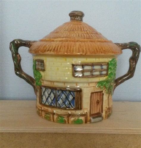 Beswick Cottage Ware 2 Handled Lidded Pot Pottery Cottage Little