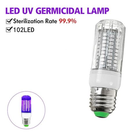 Uv Light Sanitizer Lamp 2020 New Ultraviolet Uvc Germicidal Led Bulb