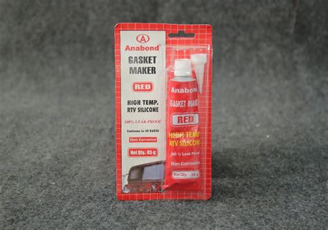 Anabond Gasket Maker Red High Temp Rtv Silicone Packaging Type Tube Packaging Size G At