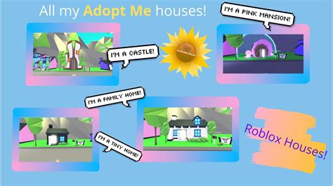 Roblox Adopt Me Houses The Inventory Of My Houses Youtube