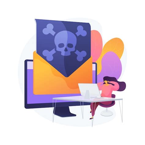 Free Vector Malware Abstract Concept Illustration