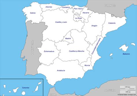 Mapa De Comunidades Autonomas Para Imprimir Mapas Mapa De Espana Y Images