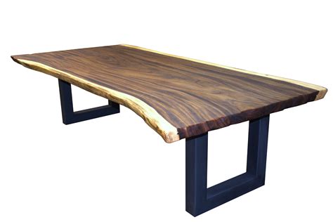 A dining table finished height is normally 30 to 31 inches high; DeVos Custom Woodworking - Custom Wood Tables with Metal Bases