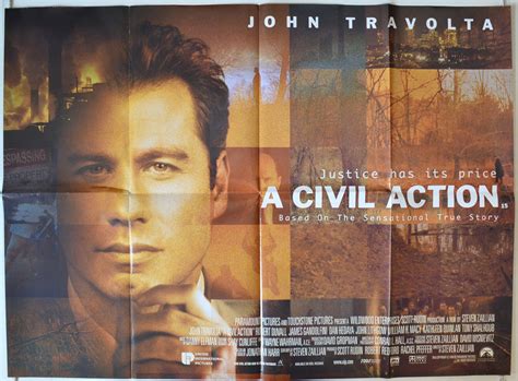 'so savvy, punchy and dashing that it won't be denied'. A CIVIL ACTION (1999) Original Quad Movie Poster - John ...