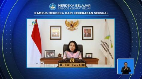 Menteri PPPA Dukung Permendikbudristek PPKS Lindungi Kampus Dari Kekerasan Seksual