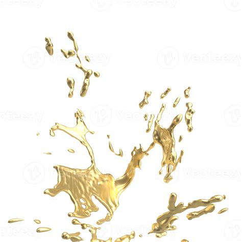 The Gold Liquid Png Image For Decor Concept 3d Rendering 33655861 Png