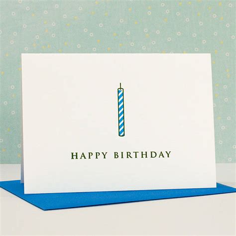 Happy Birthday Letterpress Card By Yield Ink