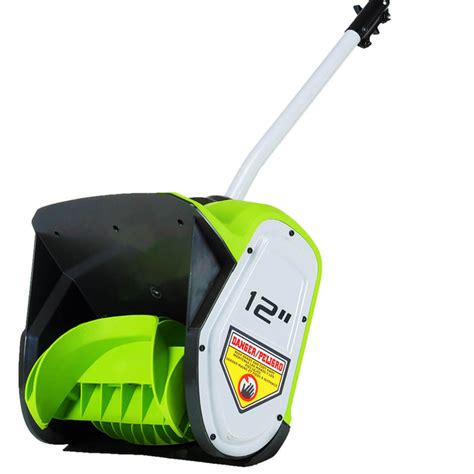 Greenworks Gbss08000 12 Inch 8 Amp Durable Corded Snow Shovel
