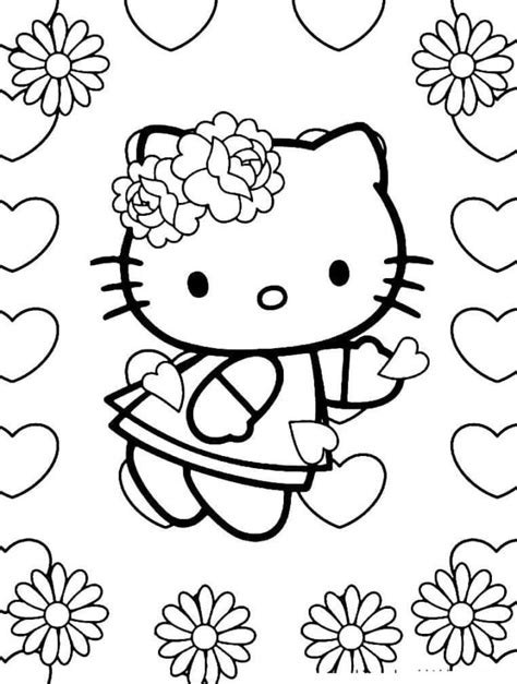 Free Printable Hello Kitty Coloring Pages For Kids Free Printable