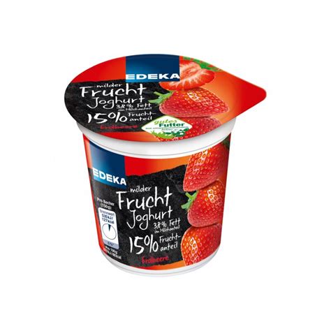 Edeka Fruchtjoghurt Erdbeere 3 8 Fett 150g Lebensmittel Versand Eu