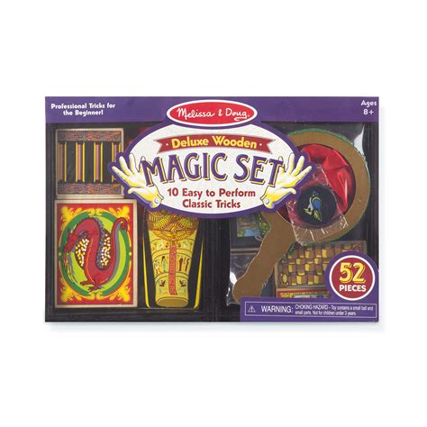 Melissa And Doug Deluxe Solid Wood Magic Set With 10 Classic Tricks Buy