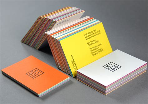 Just use it you can design a namecard in a few minutes. New Brand Identity for KVGD by Kerr Vernon - BP&O