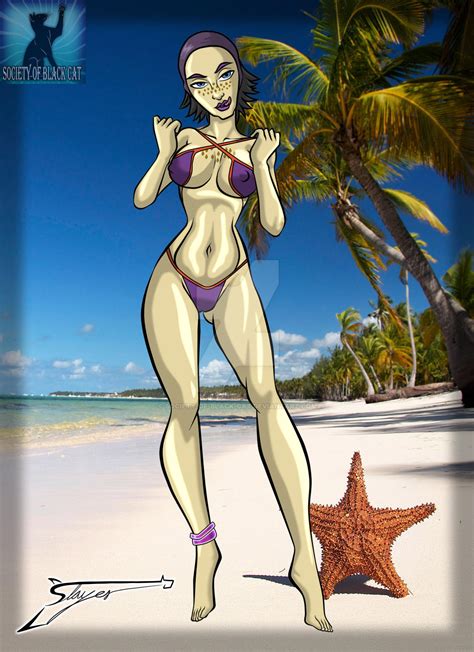 Barriss Offee In Bikini By Slayer By Society Of Black Cat On Deviantart