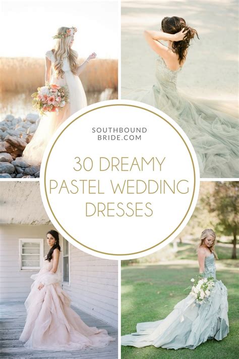 Dreamy Pastel Wedding Dresses Southbound Bride